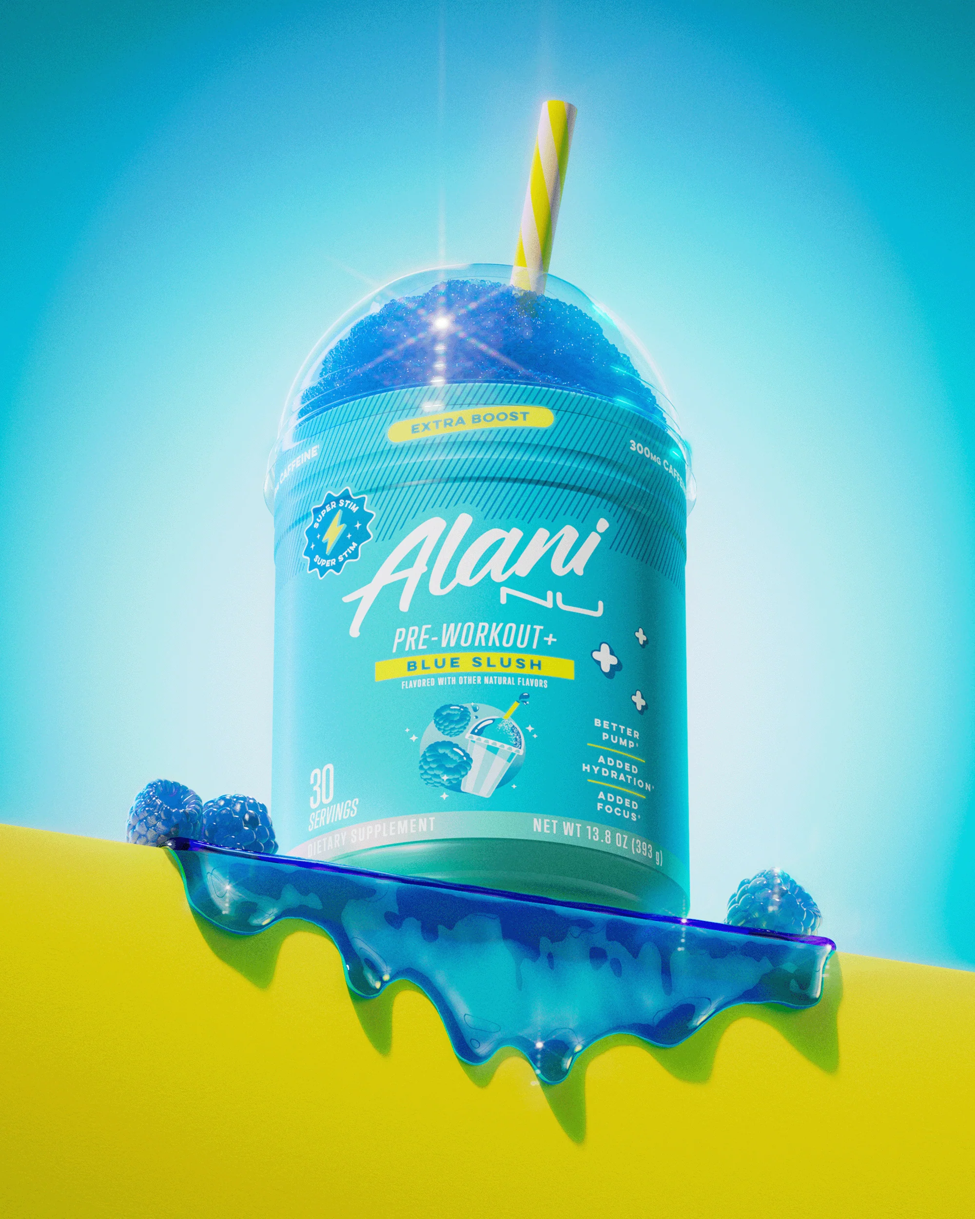 Energy Drink & Pre-Workout+ - Blue Slush - Image 4