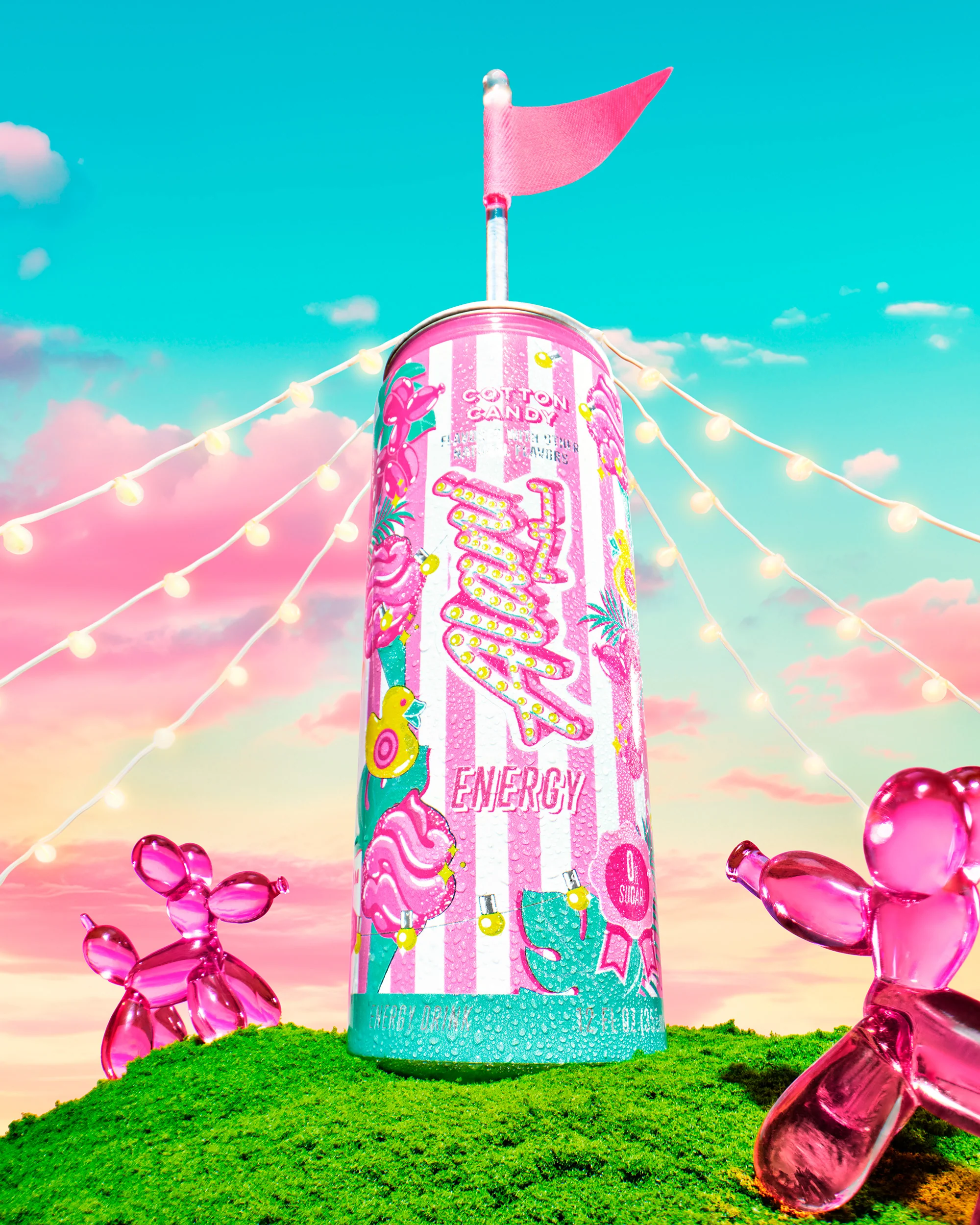 Energy Drink - Cotton Candy - Image 4