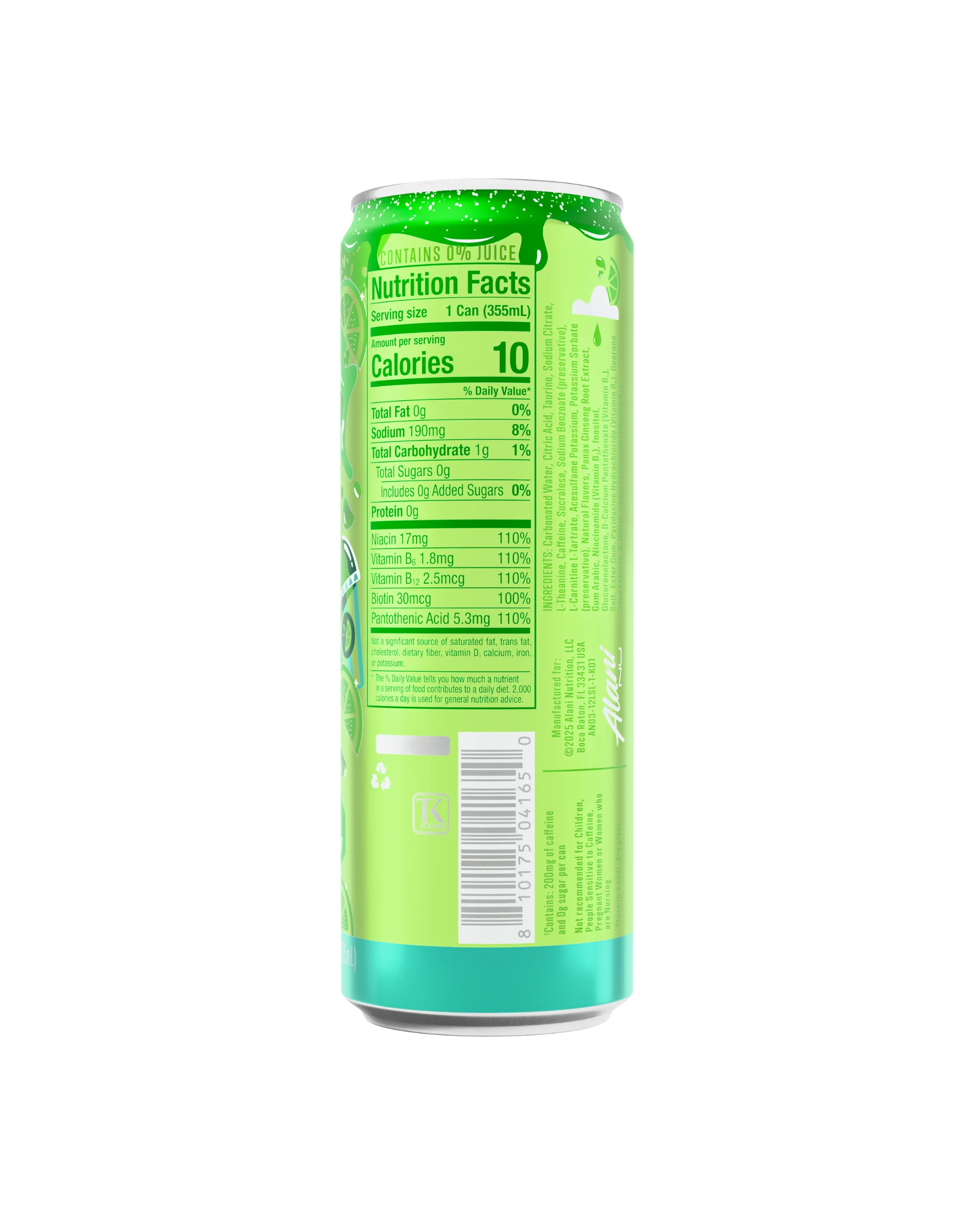 Energy Drink - Lime Slush - Image 3