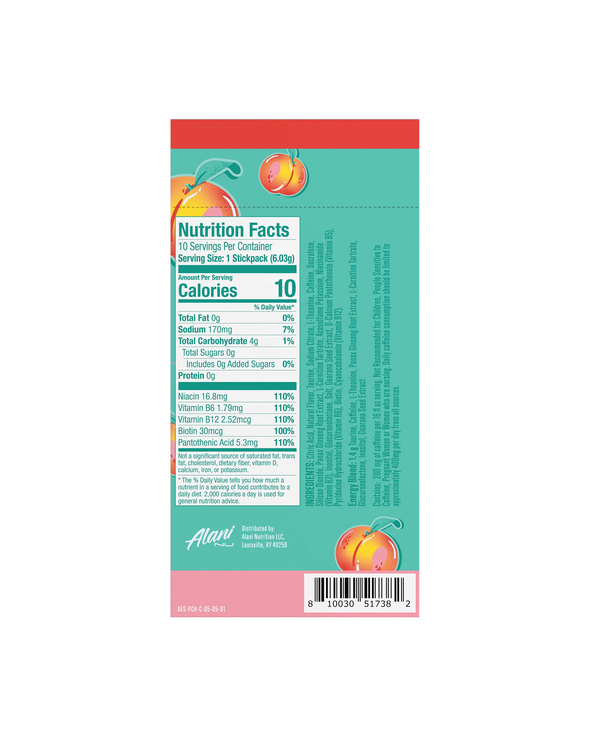 Energy Sticks - Juicy Peach - Image 3