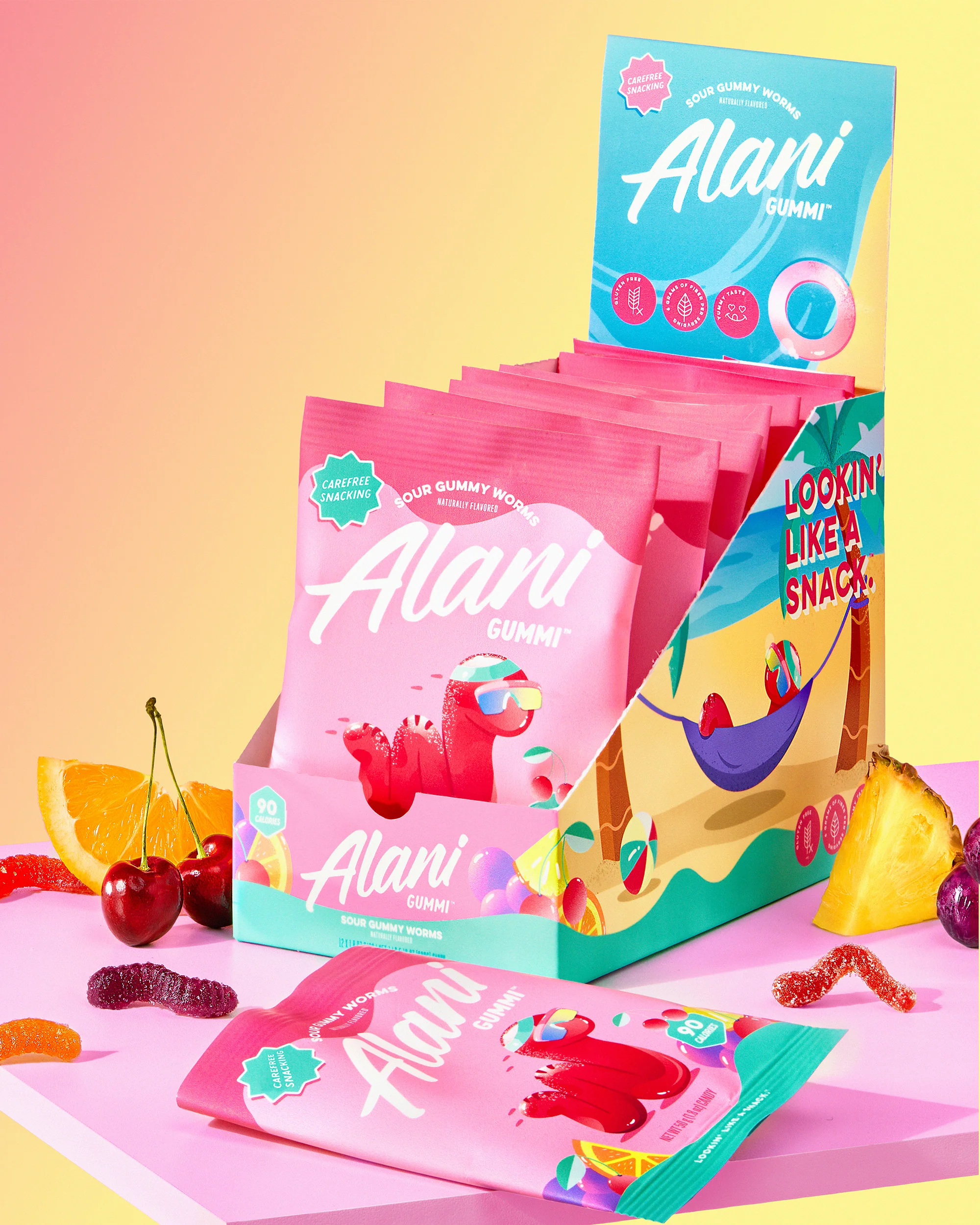 Gummi - Sour Gummy Worms - Image 6